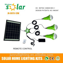 Linterna Solar LED con batería recargable y puerto USB para el cargador de móvil